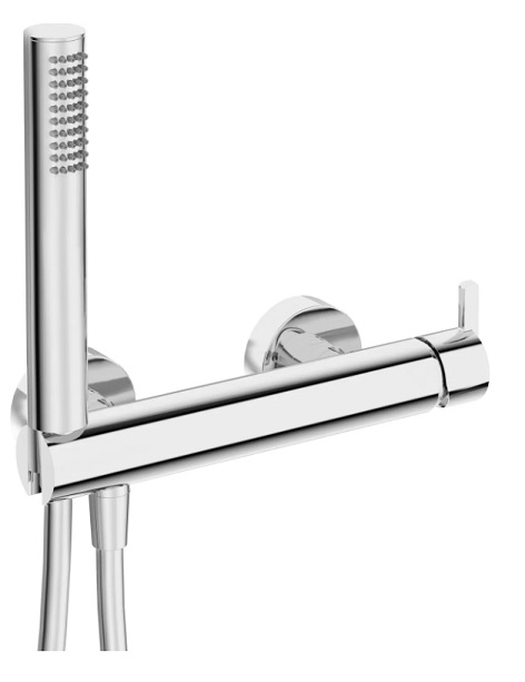 Bateria prysznicowa Silia, z kompletem natryskowym, kolor chrom BQS_041M DEANTE