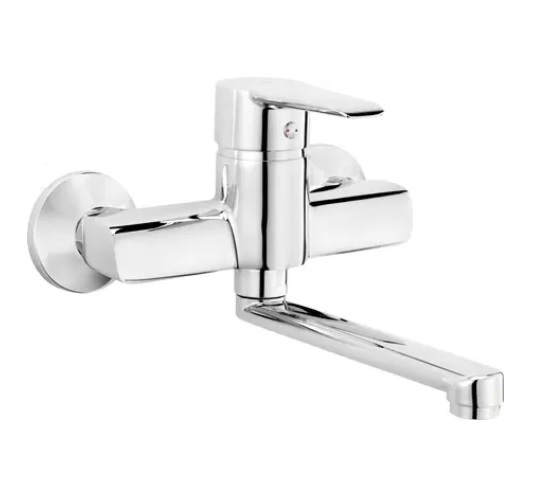 Bateria umywalkowa Corio, ścienna, kolor chrom BFC_050M DEANTE