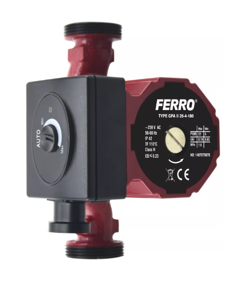 Pompa obiegowa 25-40-180 elektroniczna GPA II 0601W FERRO