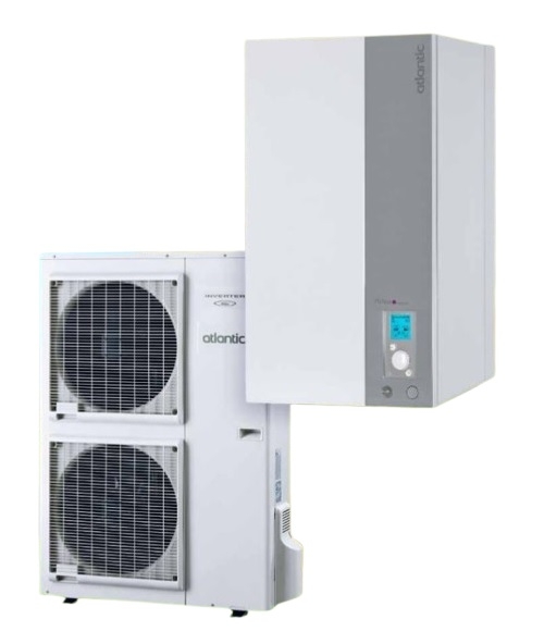 Pompa ciepła powietrzna split Excelia AI Tri, 14 kW, 3-fazowa, 400 V, z możliwością sterowania przy użyciu aplikacji Cozytouch 526353 ATLANTIC