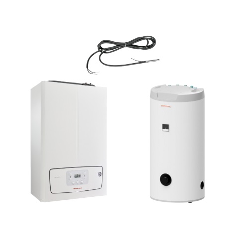 IMMERGAS PAKIET STANDARD 99000346 kocioł gazowy VICTRIX TERA 24 V3 PLUS EU + zasobnik c.w.u. UBS125V3 125l + sonda kontaktowa
