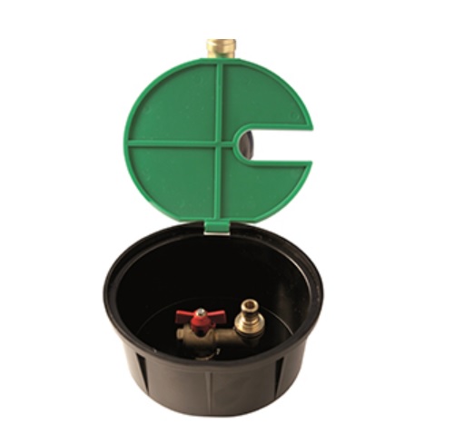 Skrzynka ogrodowa z zaworem A-800 1/2x3/4x3/4  GARDEN HOSE BOX VS800044 ATUSA