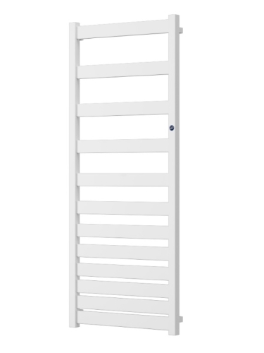 INSTAL-PROJEKT grzejnik łazienkowy BELTI 896x500mm rozstaw podłączeń D470mm, kolor C35 biały połysk