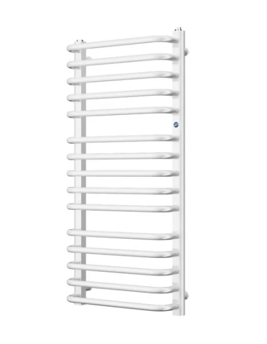 INSTAL-PROJEKT grzejnik łazienkowy BOLERO 1038x500mm rozstaw podłączeń D450mm, kolor C35 biały połysk