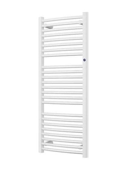 INSTAL-PROJEKT grzejnik łazienkowy OMEGA-R 1402x500mm rozstaw podłączeń D450mm, kolor C35 biały połysk