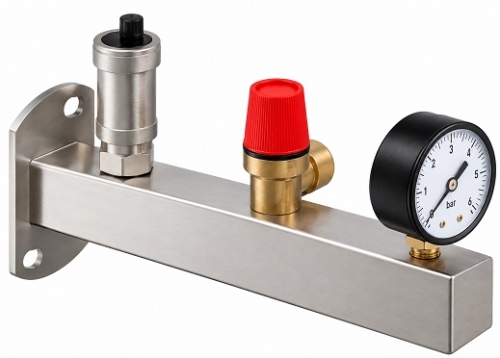 UPONOR grupa bezpieczeństwa FLUVIA inox 6 bar