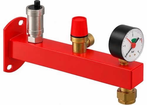 UPONOR grupa bezpieczeństwa FLUVIA z przyłączem naczynia 3/4 3 bar